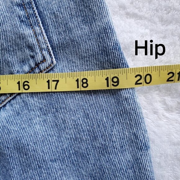 High Rise  Patchwork Wide Leg Colorblock Distressed Denim Cropped Ankle Jeans S - Picture 13 of 16